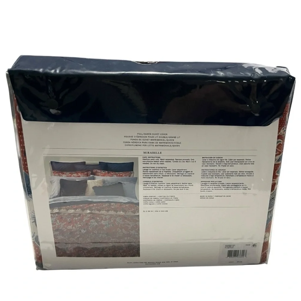 NWT Ralph Lauren Mirabelle Duvet Cover, Full/Queen $375